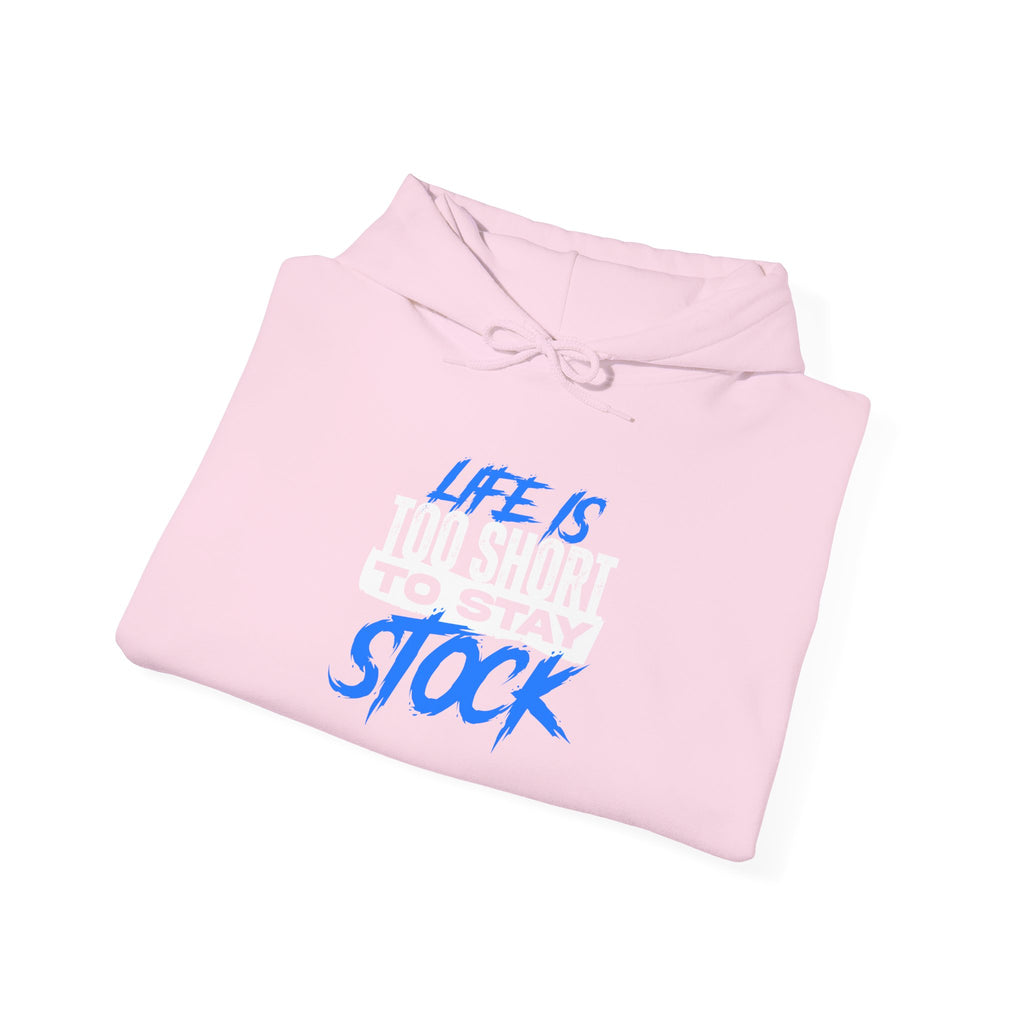 FCK STOCK Life's Too Short Hoodie Blue